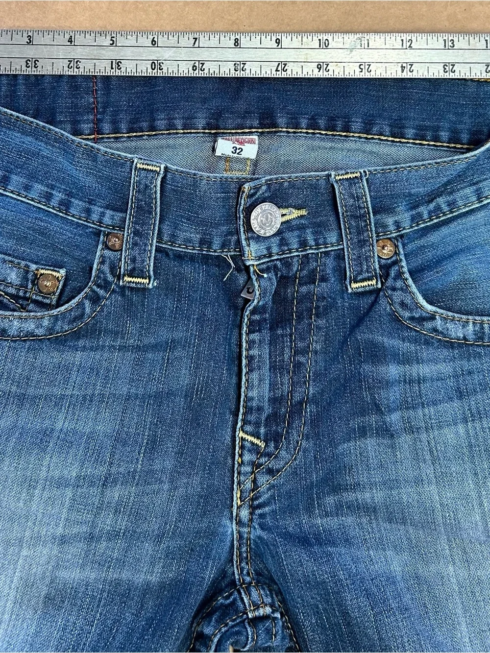 True Religion Slim Fit Blue Men's Jeans Size 32
